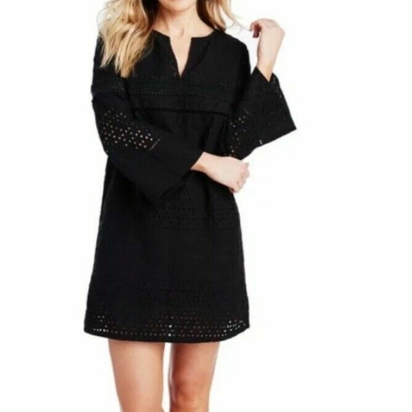Vineyard Vines Navy Eyelet Beach Dress Cover Up - size small - Picture 1 of 5